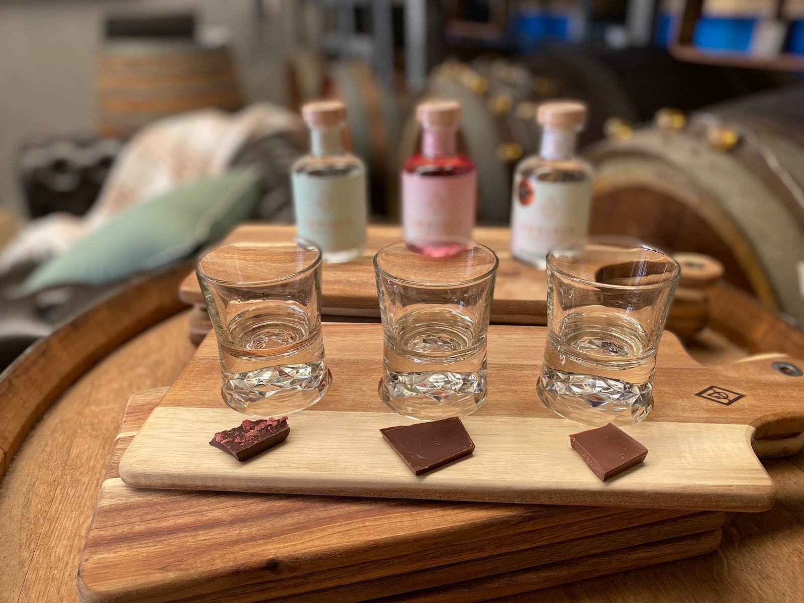 Imbibis Chocolate & Gin tasting